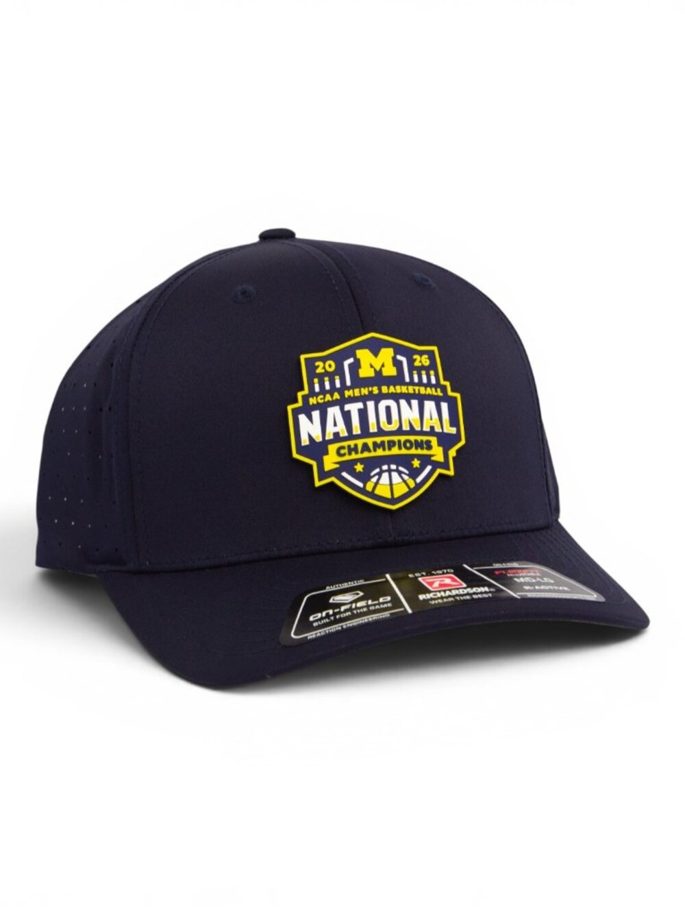 Michigan Wolverines 2026 NCAA Men’s Basketball National Champions Perf RFlex Cap